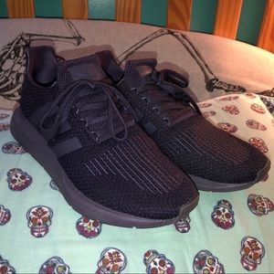 Purple Adidas Swift Run